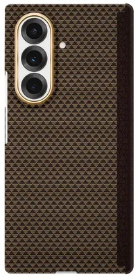 Image de Coque de téléphone à clapet MagSafe pour Samsung Galaxy Z Fold 7 5G en nanofibre et métal