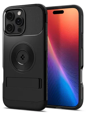 Obrázok produktu pre Spigen Slim Armor (MagFit), Ochranný obal, Apple, iPhone 16 Pro, 16 cm (6.3"), Čierna