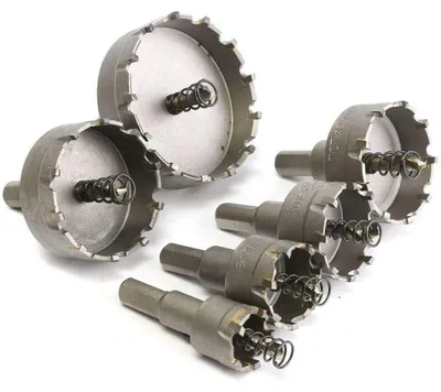 Lochsägen-Set 6-teilig 22–65 mm Mehrzahn für Metall, Holz, Kunststoff