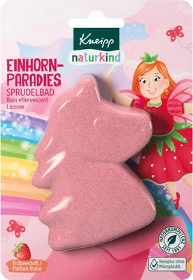 Produktbild von Kneipp Naturkind knisternde Badekristalle Sprudelbad Einhornstaub 85g