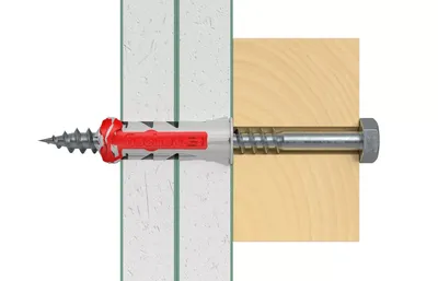 Obrázek produktu pro Fischer 537665 šroubová kotva / hmoždinka 2 ks Sada šroubů a hmoždinek 60 mm