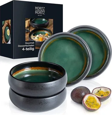 Immagine prodotto di Piccoli piattini in Vetroceramica da 300 ml per dessert e snack
