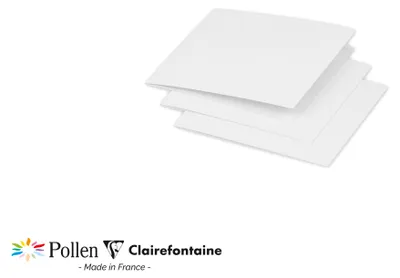 Produktbild von Clairefontaine Doppelkarte Pollen 110x110 weiß