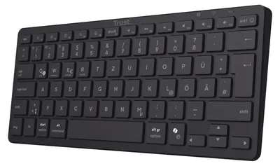Zdjęcie produktu dla Klawiatura Bluetooth Vira Kabellos, układ niemiecki QWERTZ, kolor czarny