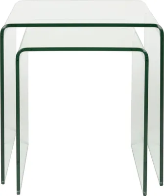 Produktbild von Dutchbone Vetro Beistelltisch Transparent 2er-set