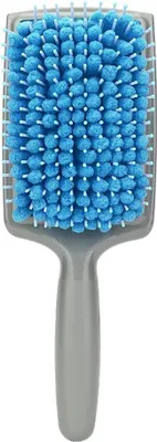 Produktbild von Schnelltrocknende Haarbürste Kamm - Antistatische Wasseraufnahme - Mikrofaserbürsten - Kopfhautmassagebürste (Blau)