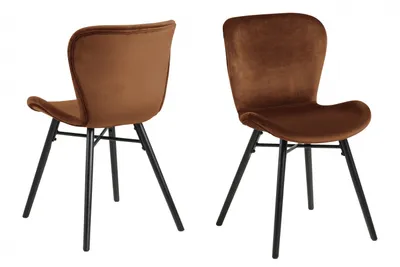 Productafbeelding van Eetkamerstoel Zaria Koper - Giga Living- Set van 2