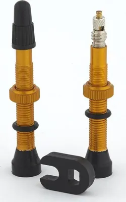 Productafbeelding van Trezado ventielen voor tubeless systemen - 2 stuks met sleutel