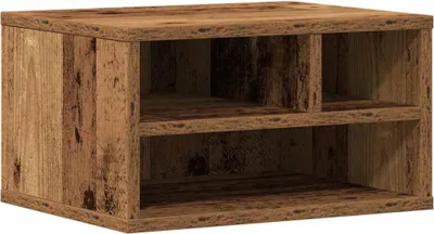 Produktbild von vidaXL Druckerständer Altholz 40 x 32 x 22,5 cm Holzwerkstoff