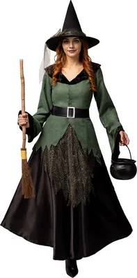 Produktbild von Zauberhafte Hexe Kostüm - Halloween Kostüm Damen Größe: L