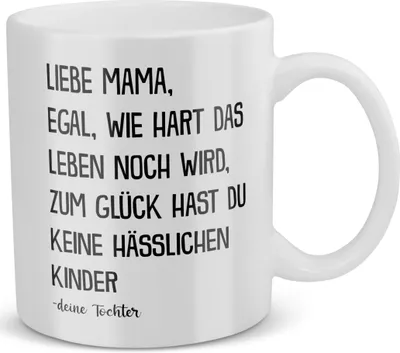 Produktbild von 22Feels Mama Geschenk von Tochter Muttertag Mutter Tasse Geburtstag Kaffeetasse Frauen Weihnachten Haferl Geschenkidee