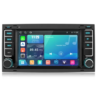 Produktbild von Hexinex Linux System Autoradio Für VW Touareg 7L 2002-2010 7 Zoll Carplay Android Auto Bluetooth WiFi RDS Lenkradsteuerung USB