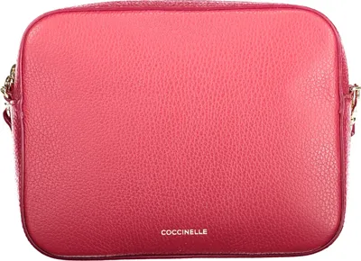 Produktbild von Damen Henkeltasche Rot mit Schultergurt, Reißverschluss & Details