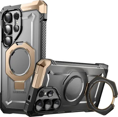 Immagine prodotto di Supcase, cover per Samsung S25 Ultra, antiurto, anello MagSafe e supporto video, oro
