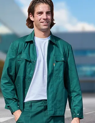 Immagine prodotto di Carson Classic Workwear KTH728 | Giacca da lavoro Classic Blouson da uomo lavabile fino a 60 gradi - Colore: Royal - Taglia: 50