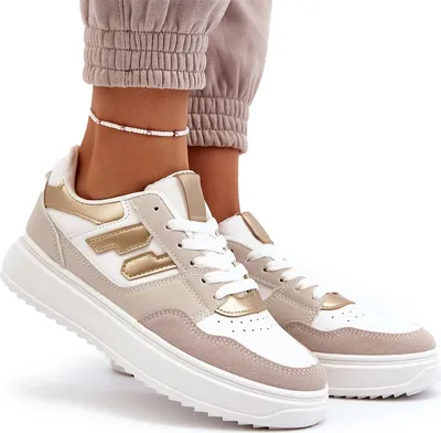 Zdjęcie produktu dla Damskie Niskie Sneakersy Beżowe Regines 40