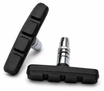 Produktbild von 18 Stück Fahrrad Bremsen Set für Shimano | 9 Paar Bremsschuhe schwarz für das Fahrrad | V-Bremse 70mm V-Brake symmetrisch | Bremsbeläge | Bremsgummis | Bremsschuhsatz | V-Bremsklötze | MTB Bremsbacken