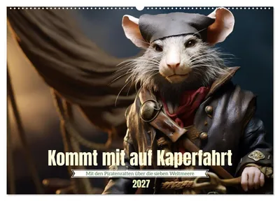 Produktbild von Kommt mit auf Kaperfahrt (Wandkalender 2027 DIN A2 quer), CALVENDO Monatskalender