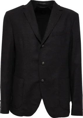 Produktbild von 3434AB giacca uomo MESSAGERIE schwarz/braun micro fantasy mix Wolljacke Mann