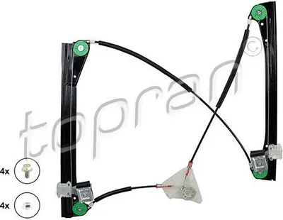 Produktbild von TOPRAN 111 265 Elektrischer Fensterheber Vorne Links für VW POLO (9N)