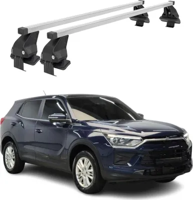 Produktbild von Menabo Dachträger Grundträger für Ssangyong Korando mk4 2019-2025 Stahl Grau 2x