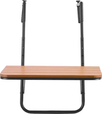 Produktbild von Balkon-Hängetisch 25 x 24 Zoll Terrassengeländer-Bartisch verstellbar