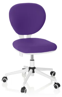 Obrázok produktu pre hjh OFFICE otočná stolička KID VIVO stolová stolička pre deti výškovo nastaviteľná bez podrúčok látka