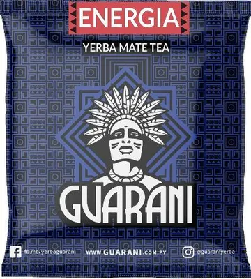 Immagine prodotto di Guarani - Tè Mate Energia con Guaranà, campione da 50 g - Aroma affumicato, molto polveroso - Alto contenuto di caffeina - Yerba Mate dal gusto intenso - Paraguay