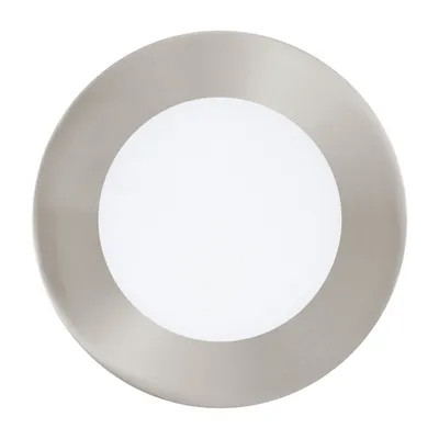 Produktbild von EGLO connect LED Einbauleuchte Fueva-C, Smart Home Einbaulampe, Metallguss, Kunststoff, Silber, Ø 12 cm, dimmbar, Weißtöne und Farben einstellbar