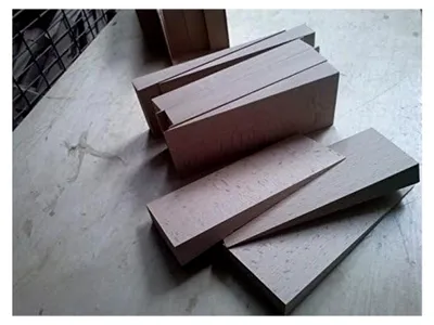 Produktbild von 6 große Hartholzkeile 200x60x80 mm Buche (LxBxH)