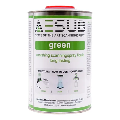 Image de AESUB Scanningspray solution pistolet vert 1000ml