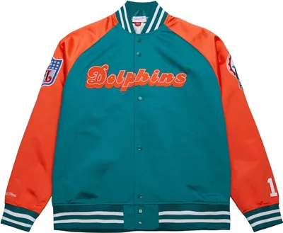 Produktbild von Mitchell & Ness NFL Lightweight Satin Jacket Miami Dolphins L