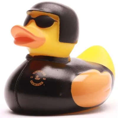 Produktbild von Badeente Bikerman Vinyl 7,5 cm