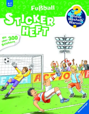 Produktbild von Wieso? Weshalb? Warum? Stickerheft: Fußball