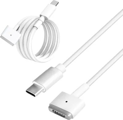 Produktbild von Schnelles USB-C / MagSafe 2 100-W-Kabel zum Aufladen des Apple MacBook, Ladekabel, Weiß