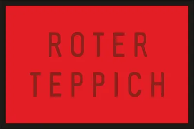 Fußmatte Schmutzfangmatte roter Läufer 40x60 cm
