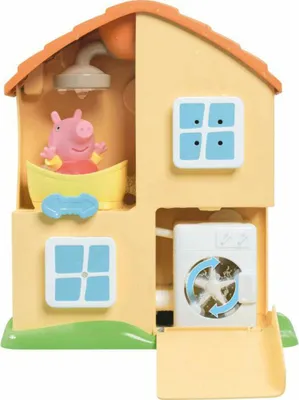 Produktbild von Toomies Peppa Pig Haus Spielset Für Badezimmer Golden  Golden One Size