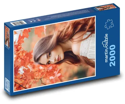 Zdjęcie produktu dla martinpuzzle - Puzzle 2000 - Kobieta jesienią