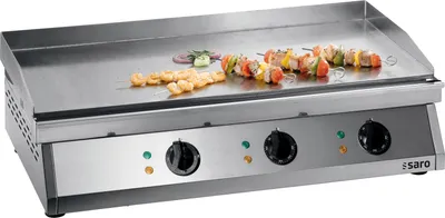 Image de Plaque de cuisson modèle Fry Top 760, dimensions : largeur 845 mm, plaque de cuisson : 830 x 500 mm, plaque de cuisson : 400 x 245 mm