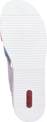 Produktbild von Rieker Damen Pantolette bunt pflegeleicht weich leicht Komfort Synthetik V0260, Größe:38 EU, Farbe:Mehrfarbig