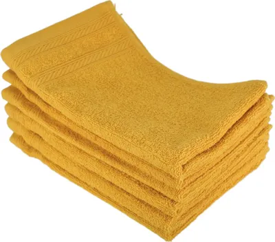Obrázek produktu pro Sada UNI froté ručníků na ruce žlutá 30x50 cm  - 6 ks