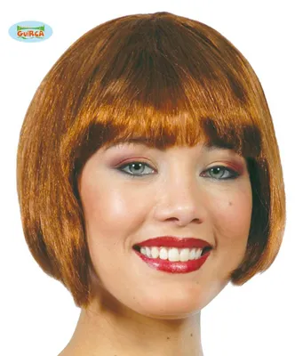 Produktbild von Bob Kurzhaar Perücke in braun für Damen