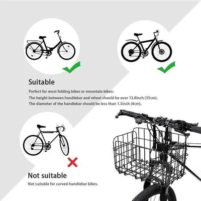 Productafbeelding van Vouwbare Fietsmand met Handvat