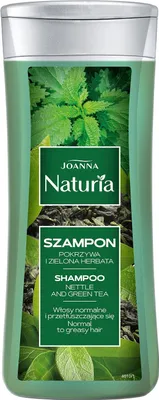 Produktbild von Joanna Kräutershampoo mit Brennnessel- und Teeextrakten, 200 ml - Natürliche Pflege für gesundes Haar