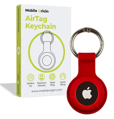 Image de Porte-clés Airtag Mobile Origin, rouge