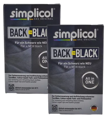 Obrázek produktu pro 2 balení Simplicol Back to Black obnovení barvy 400 g