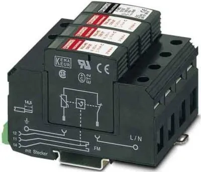 Image de Phoenix Contact 2838209 Protection de tension 240 V noir (2838209)
