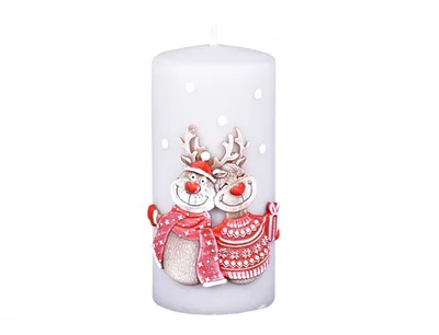 Immagine prodotto di Candela da giardino Nohel SOBICI WAR Christmas d7x14cm