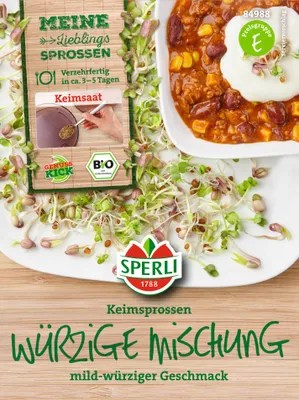 Artikelbild 1 von 'Bio-Keimsprossen Würzige Mischung (30 g)' aus der Kategorie Keimsprossen