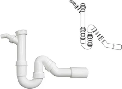 Produktbild von Schock Geruchsverschluss 1 1/2 Zoll / Siphon / Ersatzteil für Schock Spülen